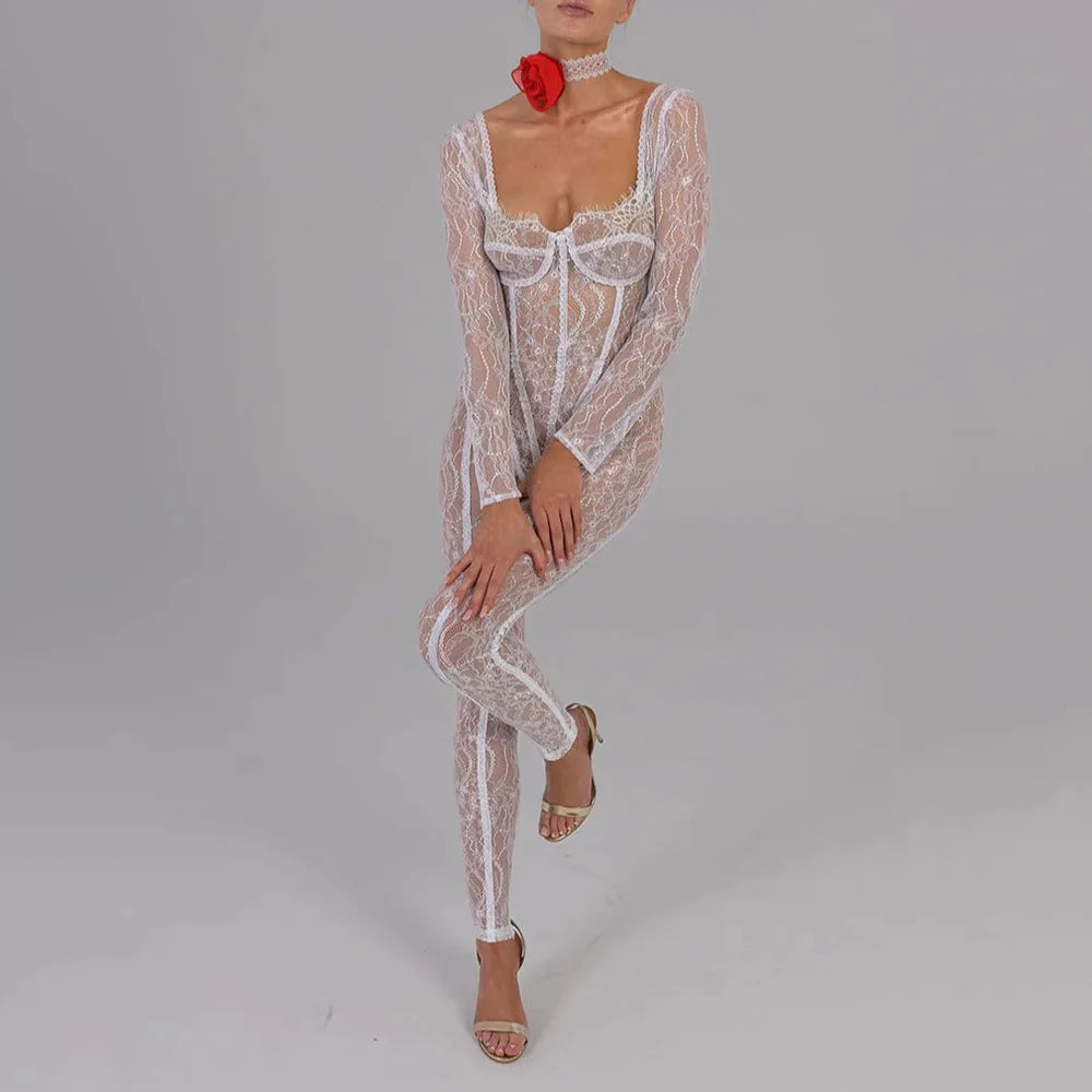 EMMY LACE JUMPSUIT
