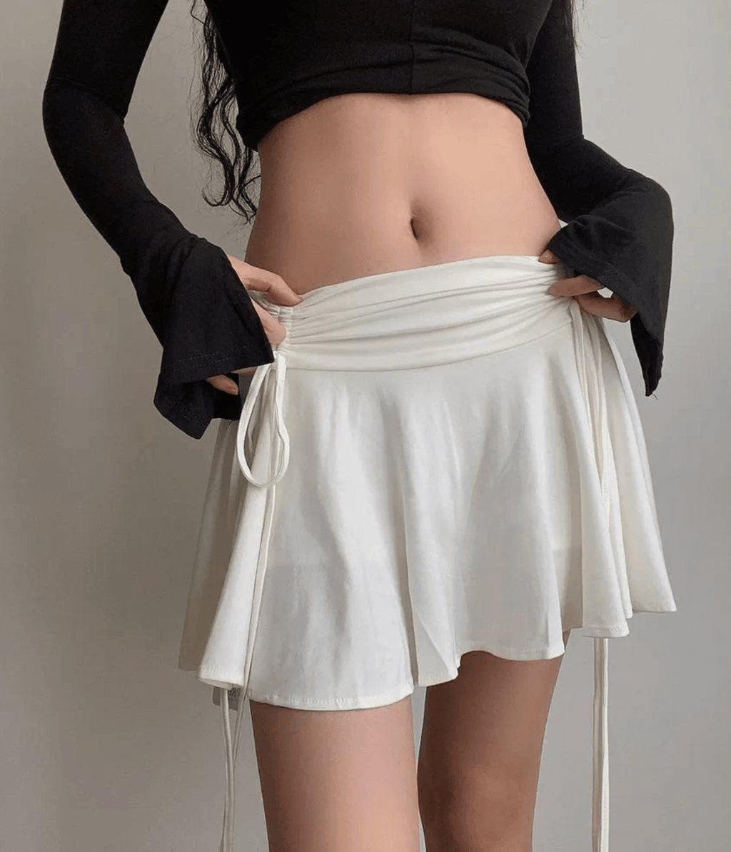 EMERSYN DRAWSTRING MINI SKORT
