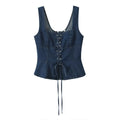 INEZ DENIM TOP