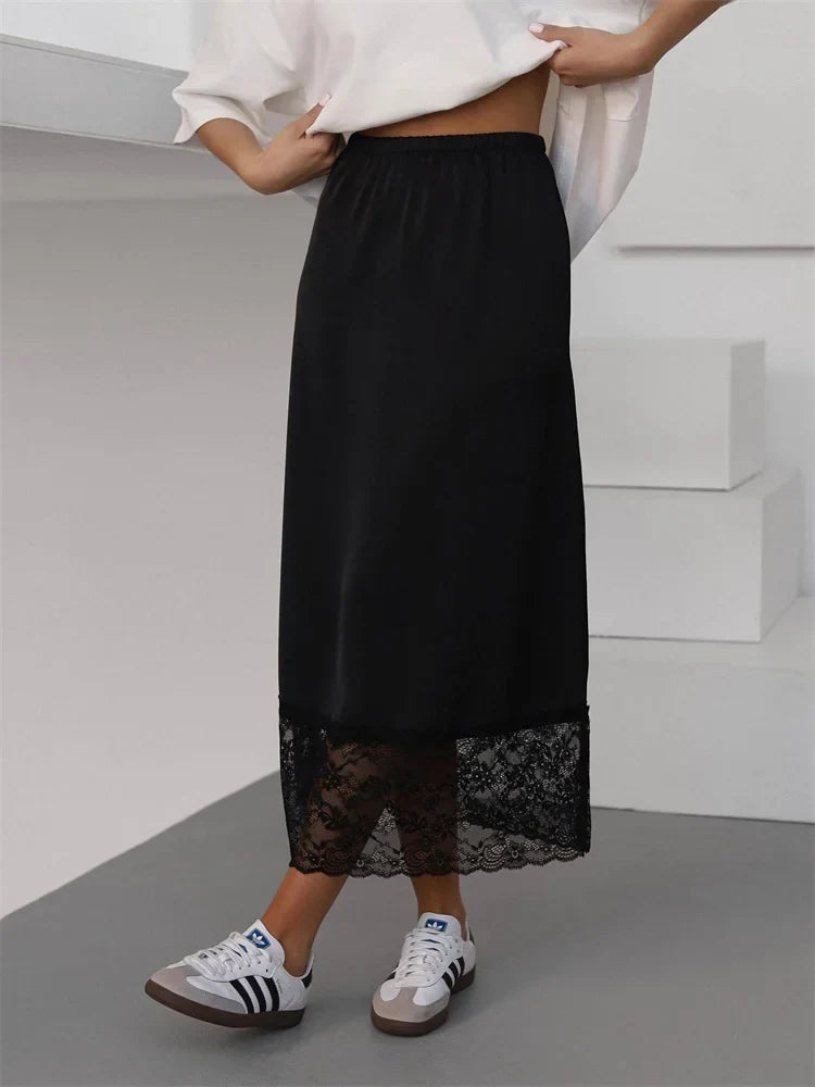 MARNI SATIN SKIRT