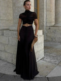 MILA HOLLOW OUT MAXI DRESS