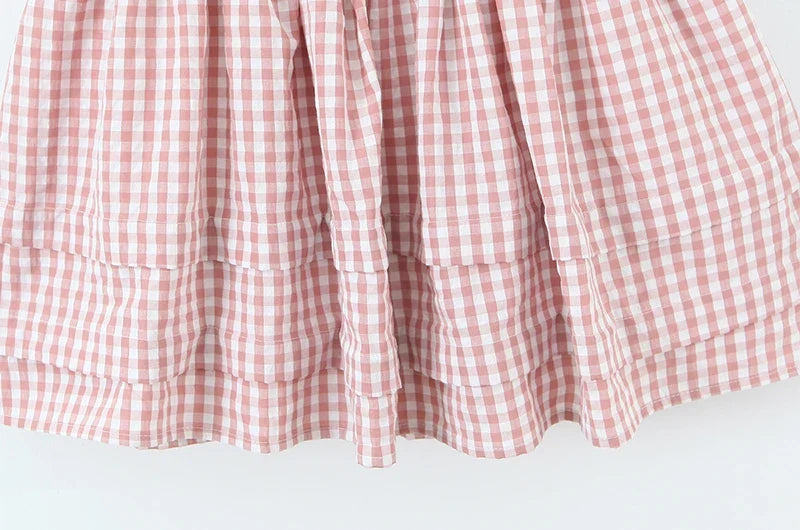 MARLEE PLAID MINI DRESS