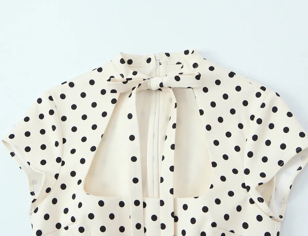 BELLA BOW TIE MINI DRESS