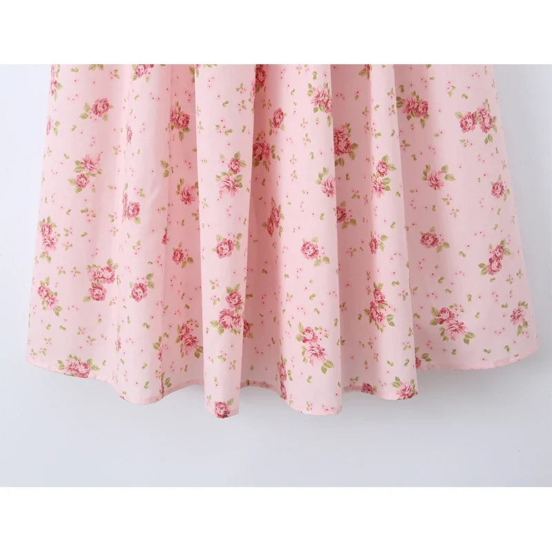 DAPHNE FLORAL MIDI DRESS