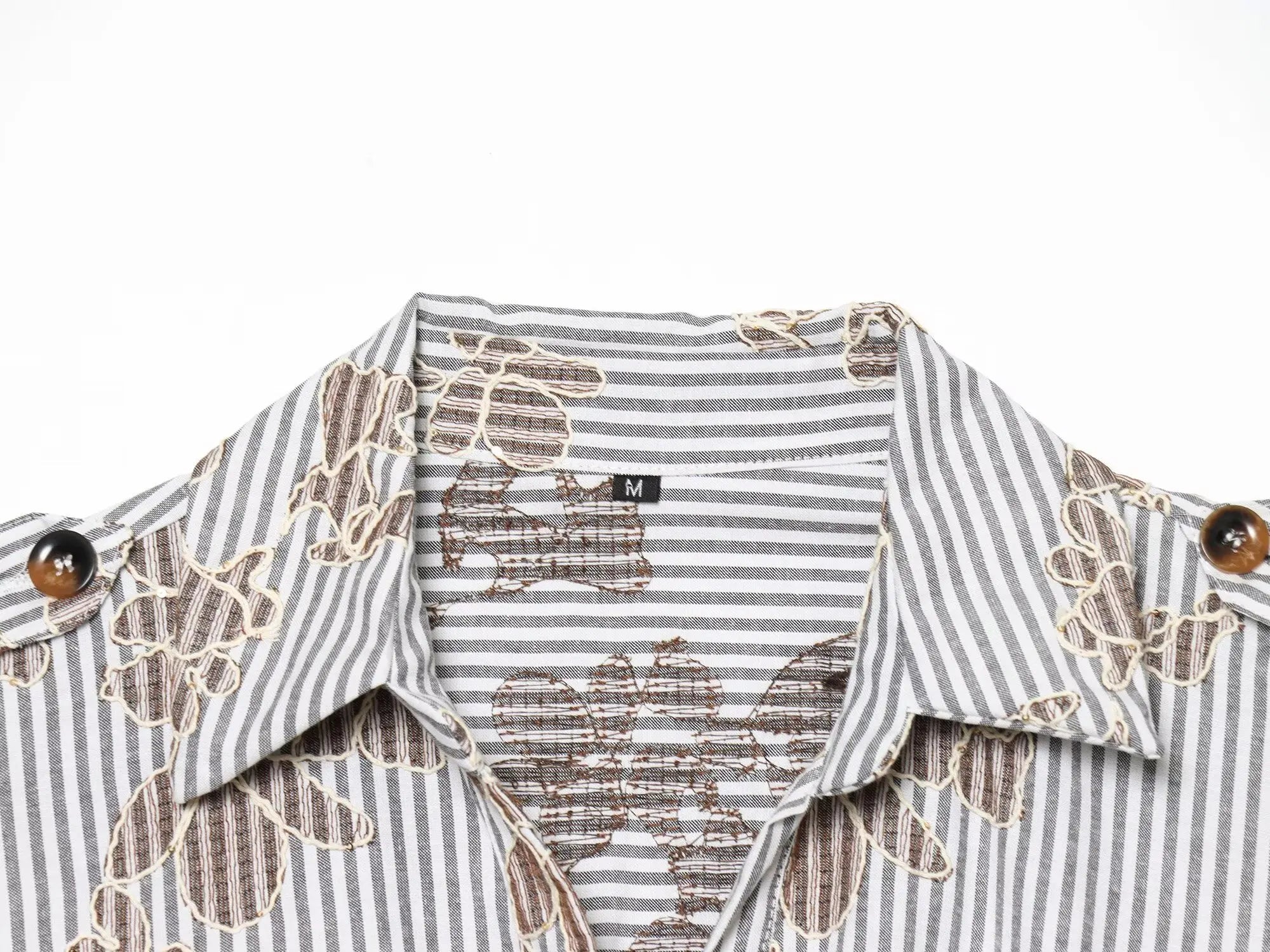 YENKYE 2026 Women Embroidery Striped Short Dress Sleeveless Front Button With Belt Shirt Dresses Office Casual Summer Vestidos