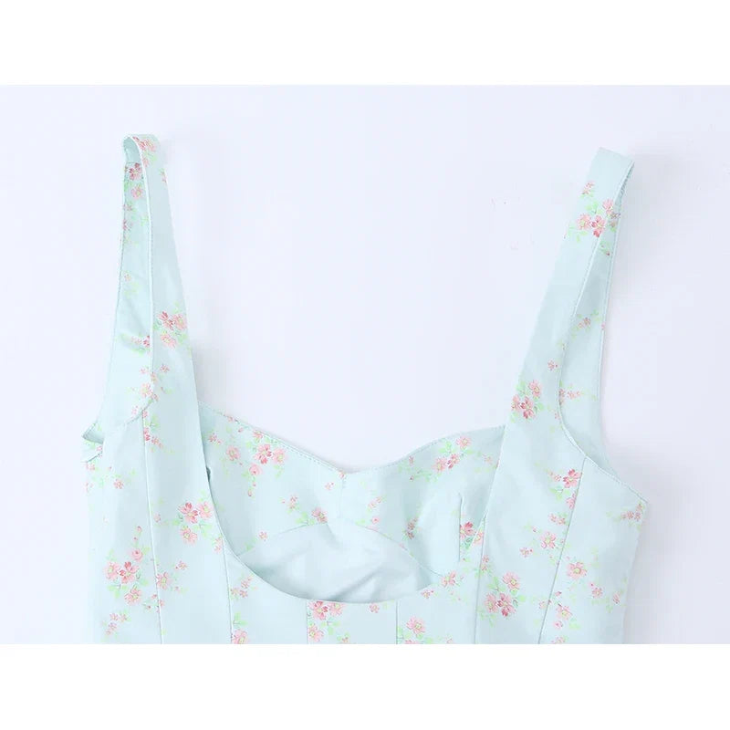 AMITU FLORAL MINI DRESS
