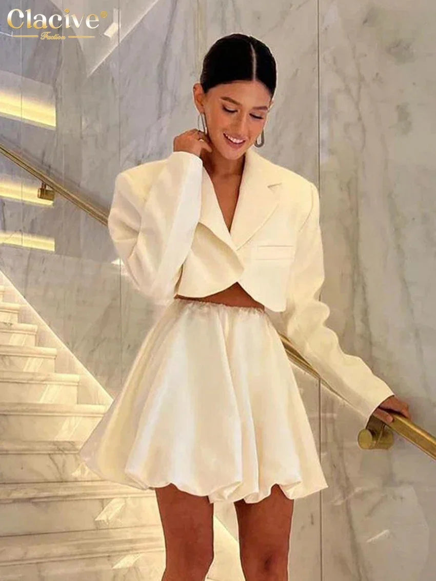 SATIN MINI SKIRT