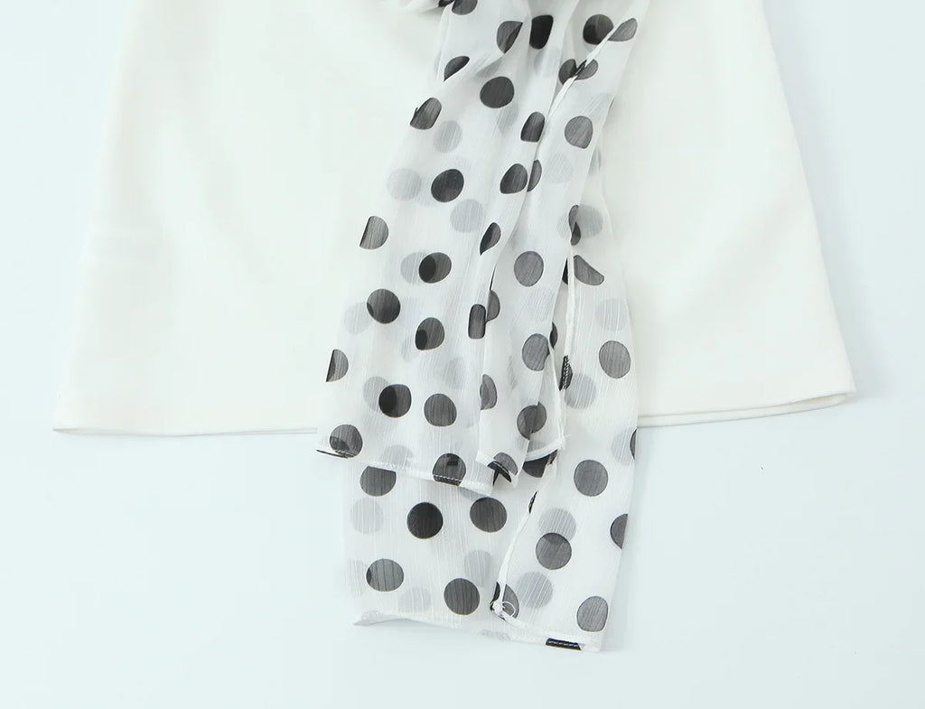VERLAINE POLKA DOT MINI DRESS