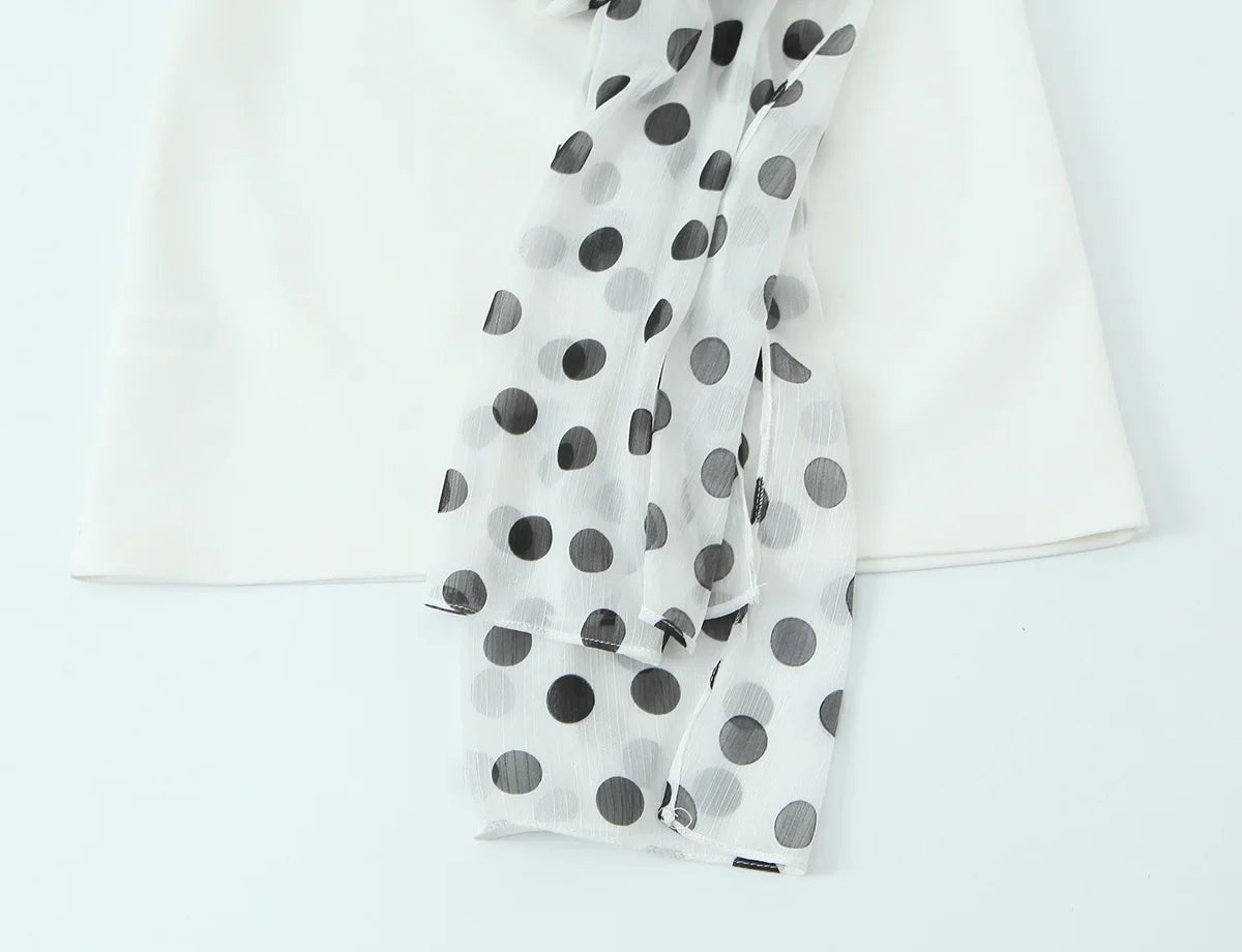 VERLAINE POLKA DOT MINI DRESS