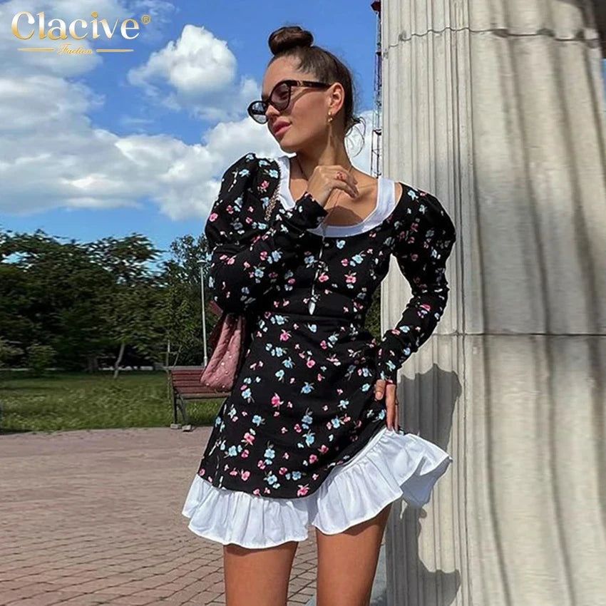 PRINT MINI DRESS