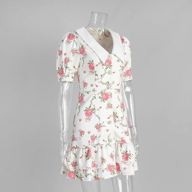 AYLIN FLORAL MINI DRESS