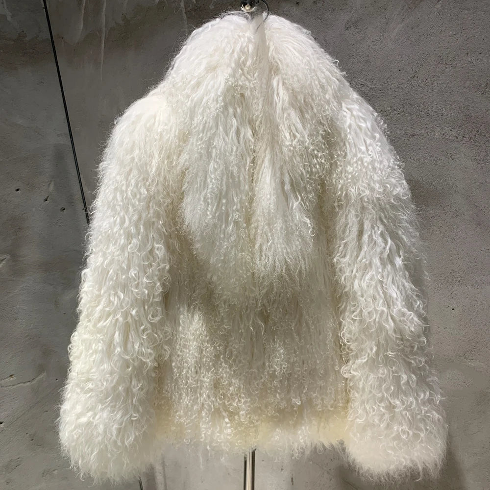 ASPEN MONGOLIAN FUR COAT