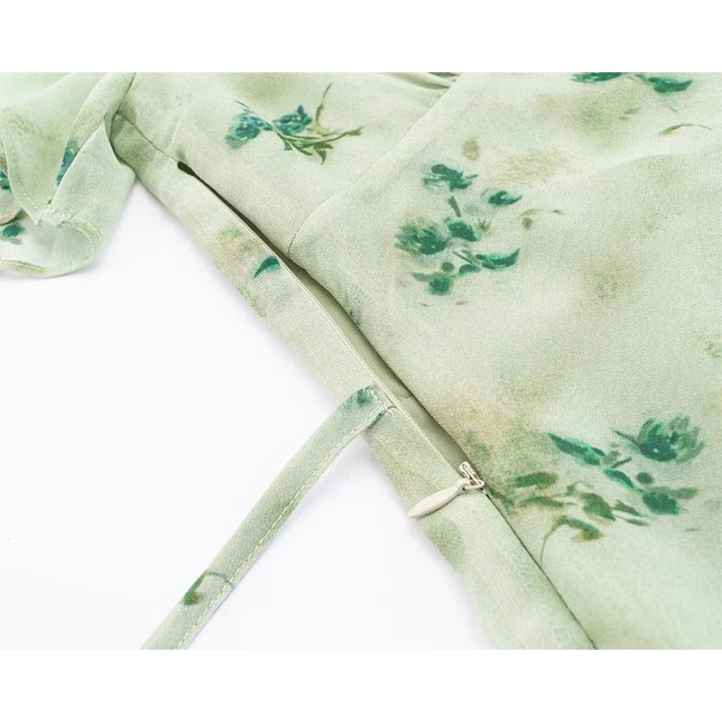 ARABELA FLORAL MIDI DRESS