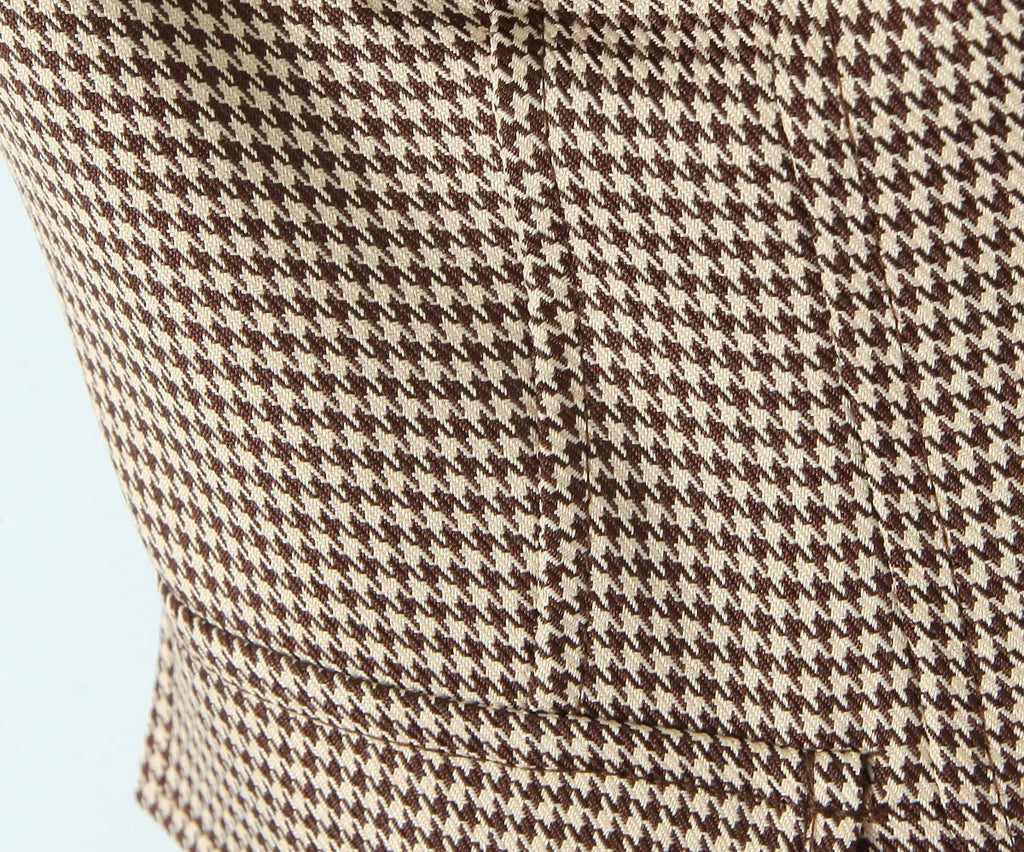 MELANIE PLAID CORSET