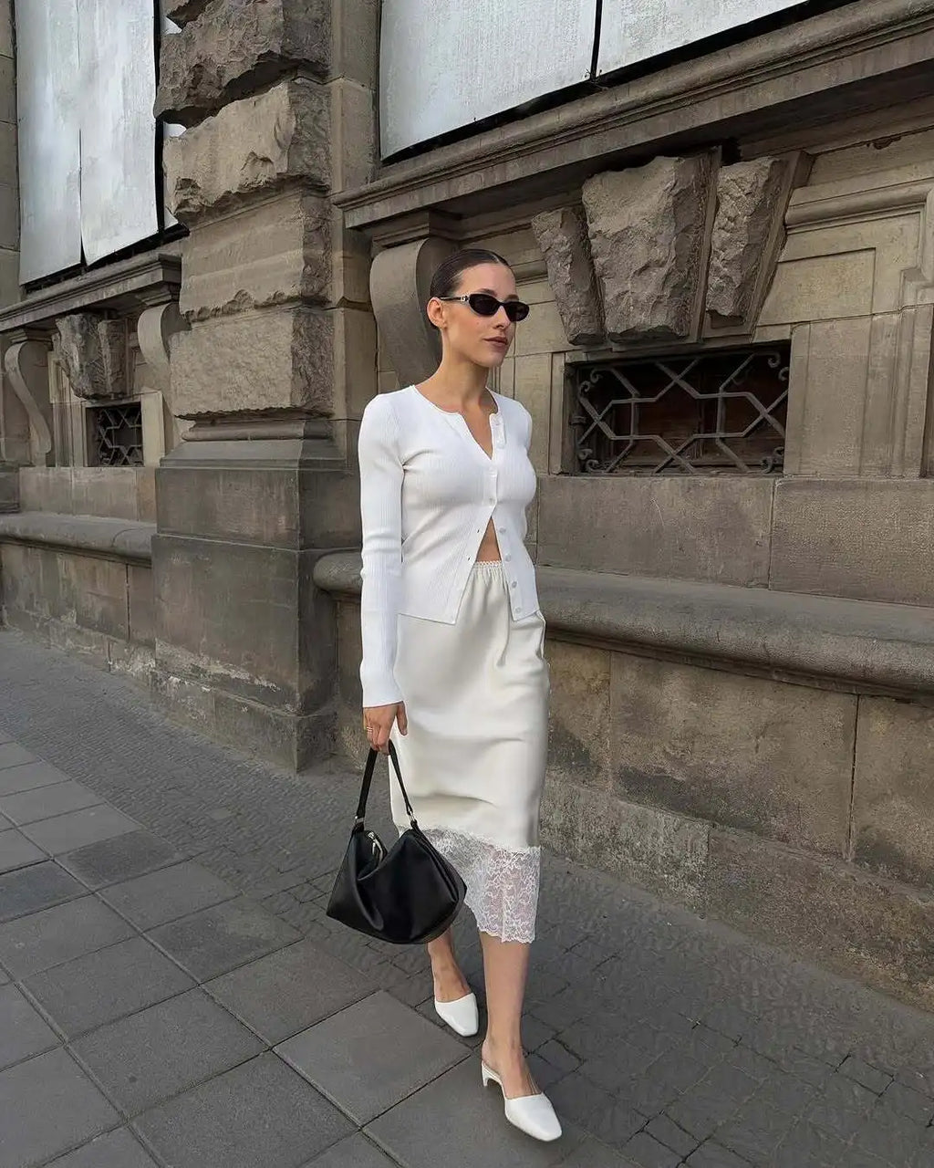 MARNI SATIN SKIRT
