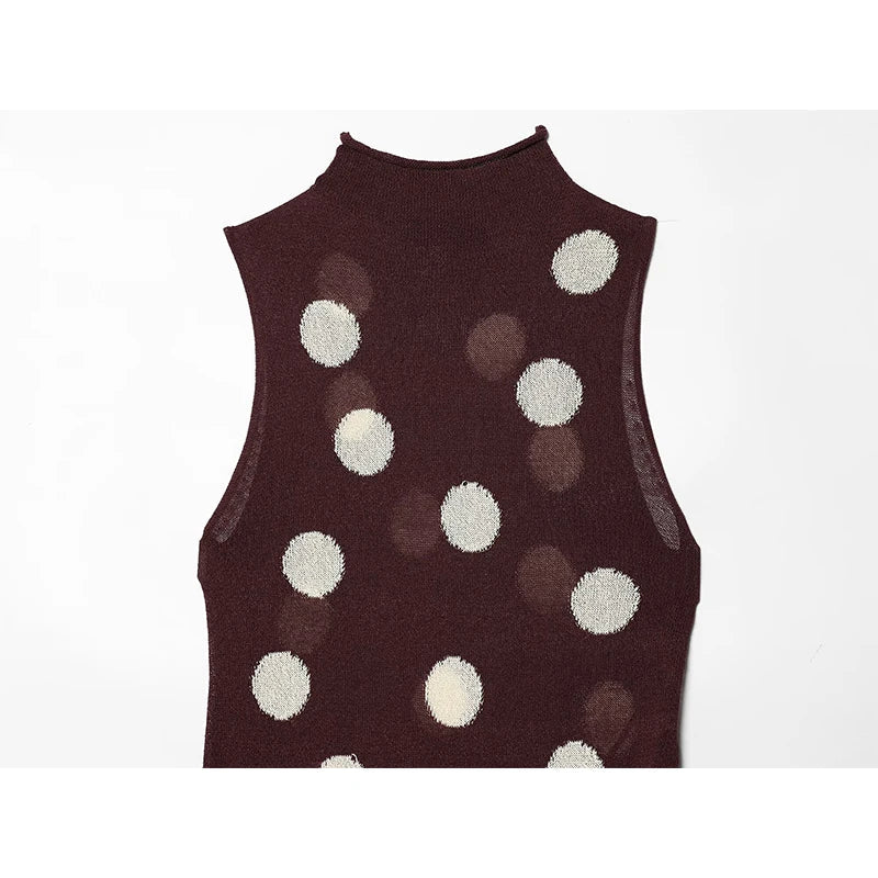 LENA POLKA DOT MAXI DRESS