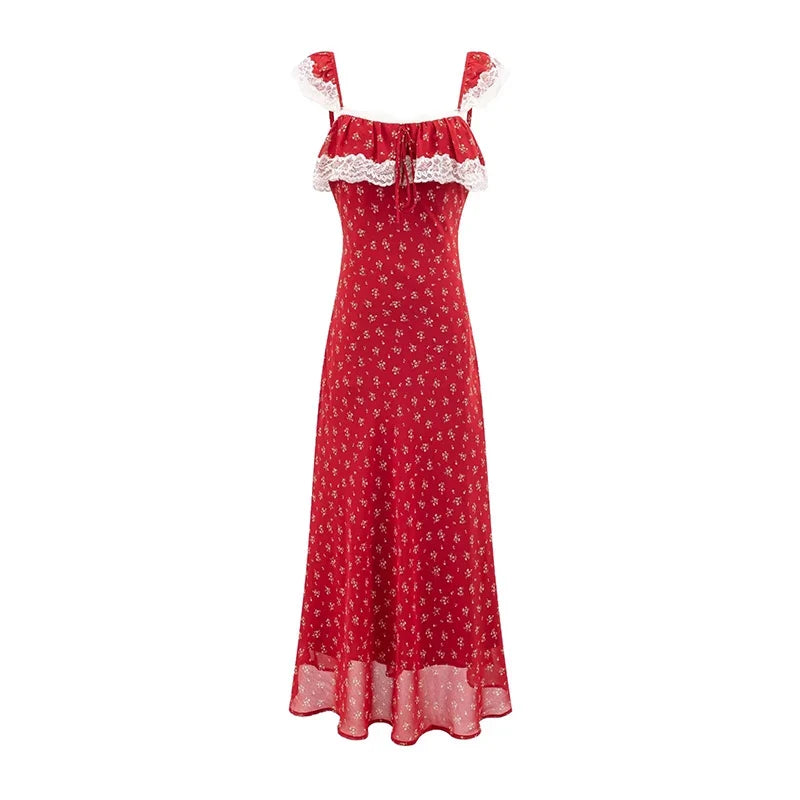 CORINA FLORAL MIDI DRESS