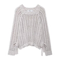 SHEA HOLLOW OUT SWEATER