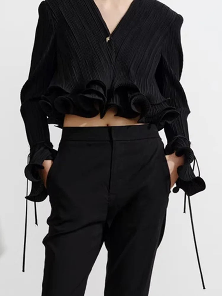 KATARIN RUFFLE BLOUSE