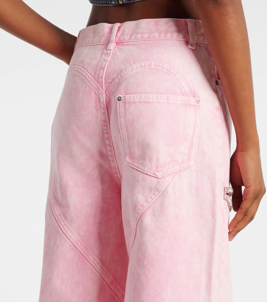 SINDI CUT OUT CRYSTAL JEANS