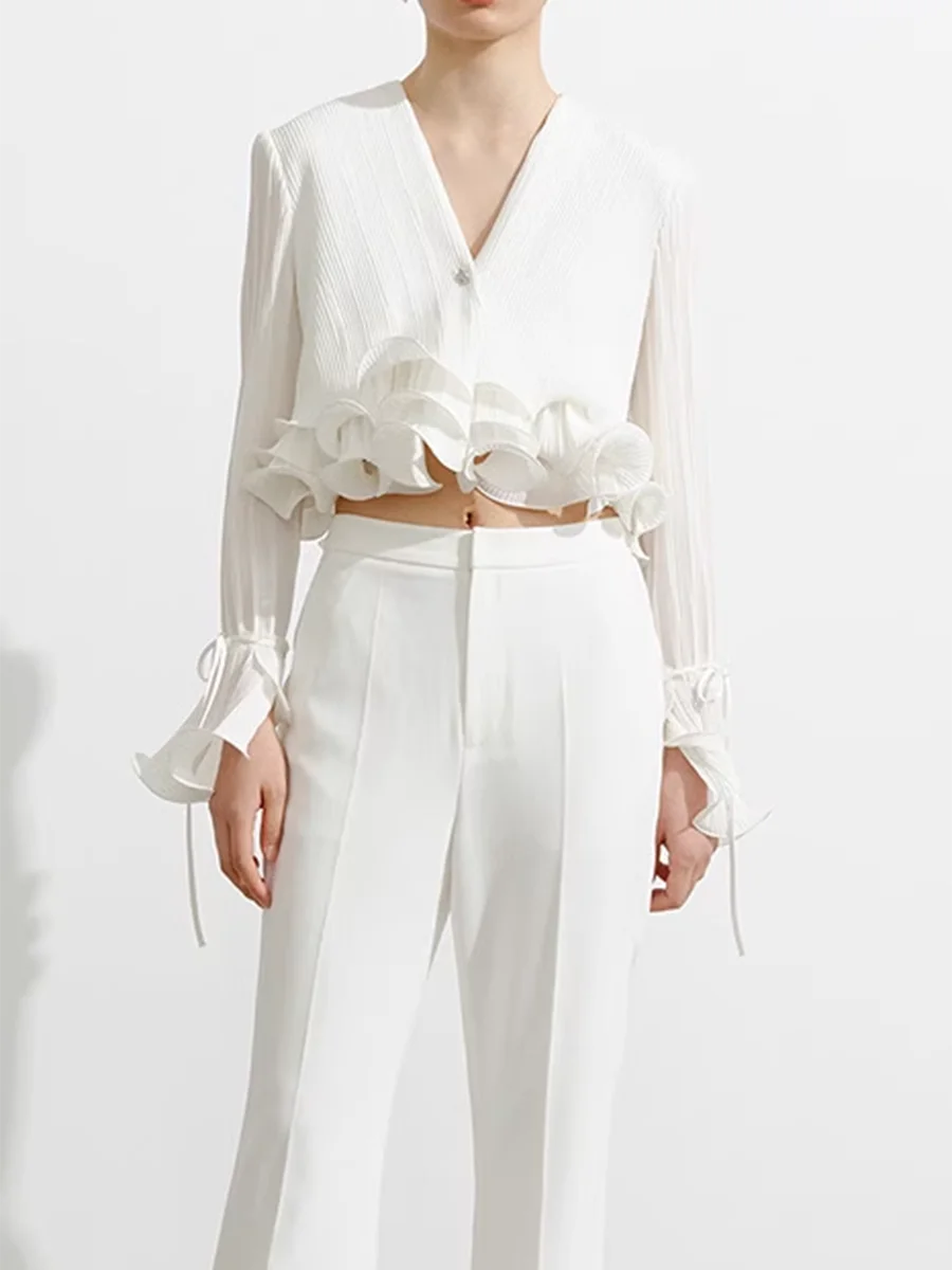 KATARIN RUFFLE BLOUSE