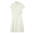 EZMA JACQUARD MINI DRESS