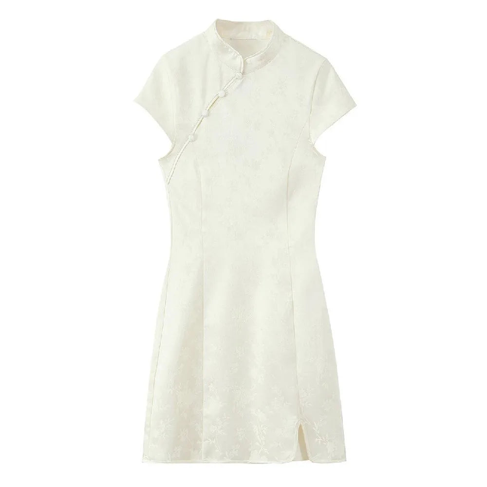 EZMA JACQUARD MINI DRESS