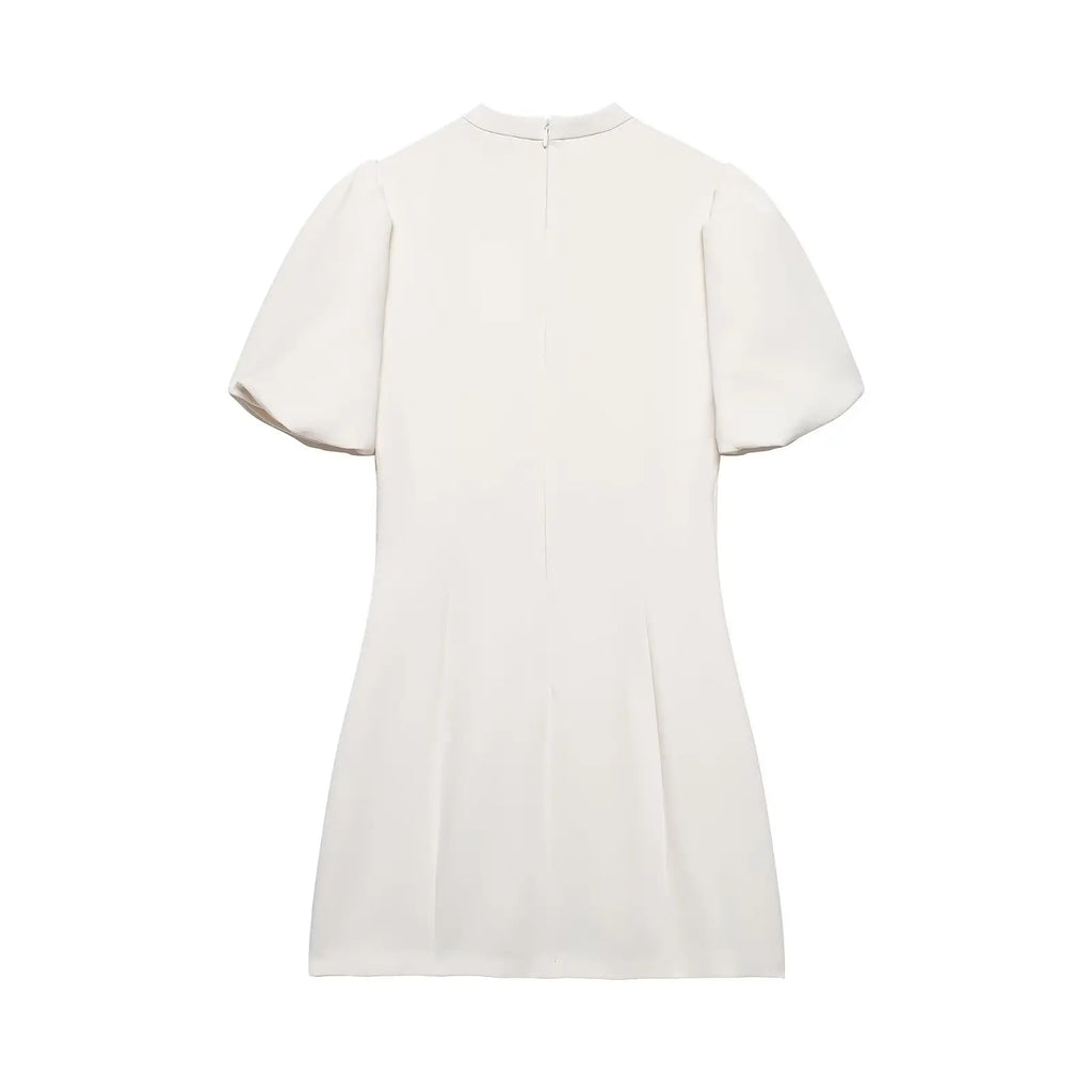 LENA PUFF SLEEVE MINI DRESS