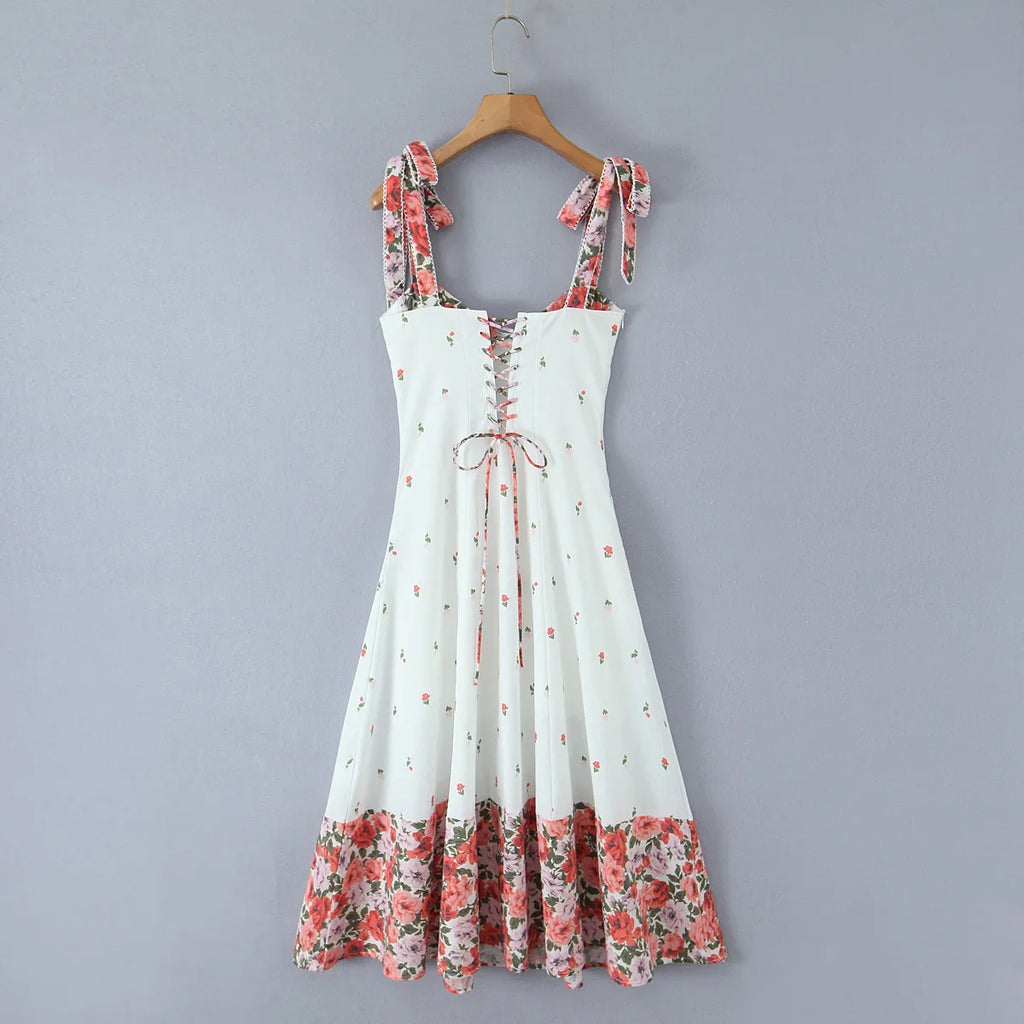 MONIKA FLORAL MIDI DRESS