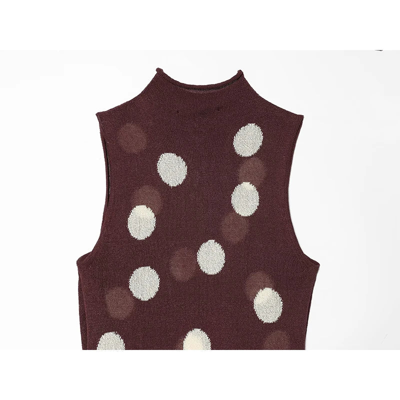 LENA POLKA DOT MAXI DRESS