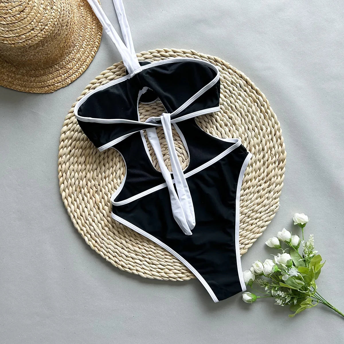 Woman Swimwear 2024 High Waist Bikinis Shorts Women's Swimsuit Luxury Ribbed Two-piece Bathing Suits Summer Bikini Set Swim Suit