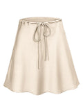 INNA SATIN MINI SKIRT