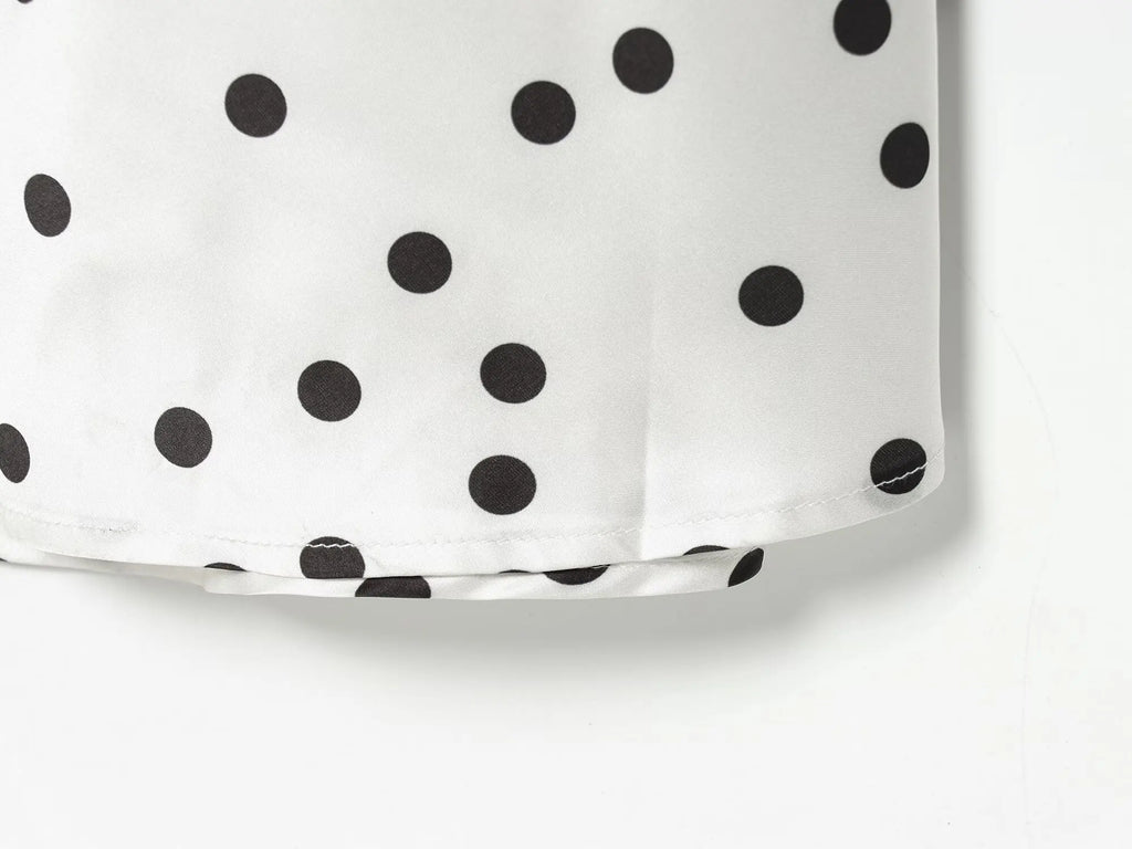 MELUSA POLKA DOT MAXI DRESS