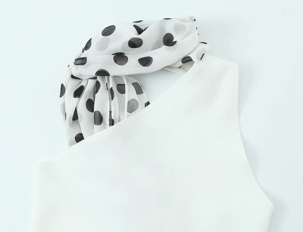 VERLAINE POLKA DOT MINI DRESS