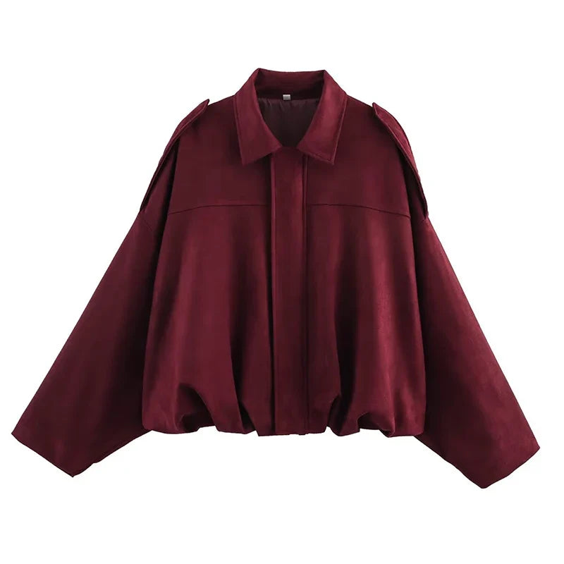 LILO SUEDE BOMBER JACKET