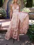 MELA RUFFLE MAXI DRESS