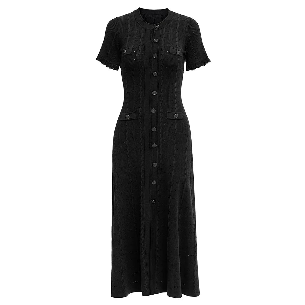 FONTANNE KNIT MIDI DRESS
