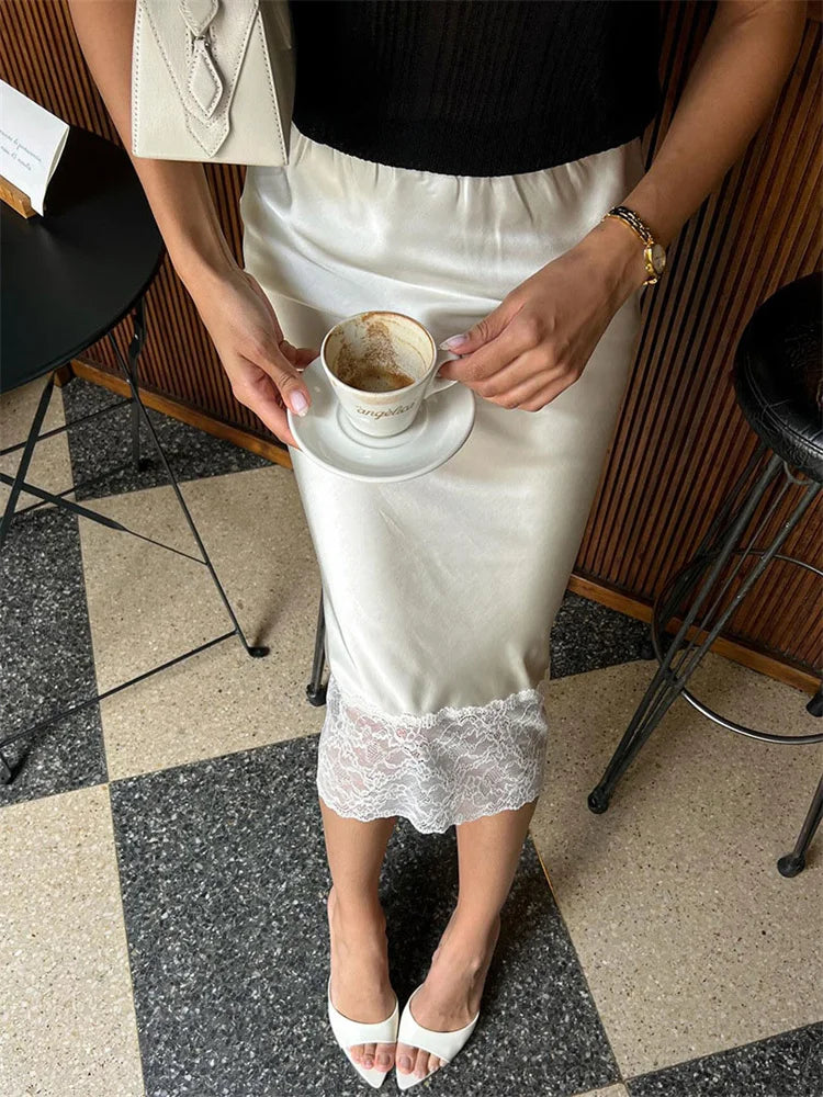 MARNI SATIN SKIRT