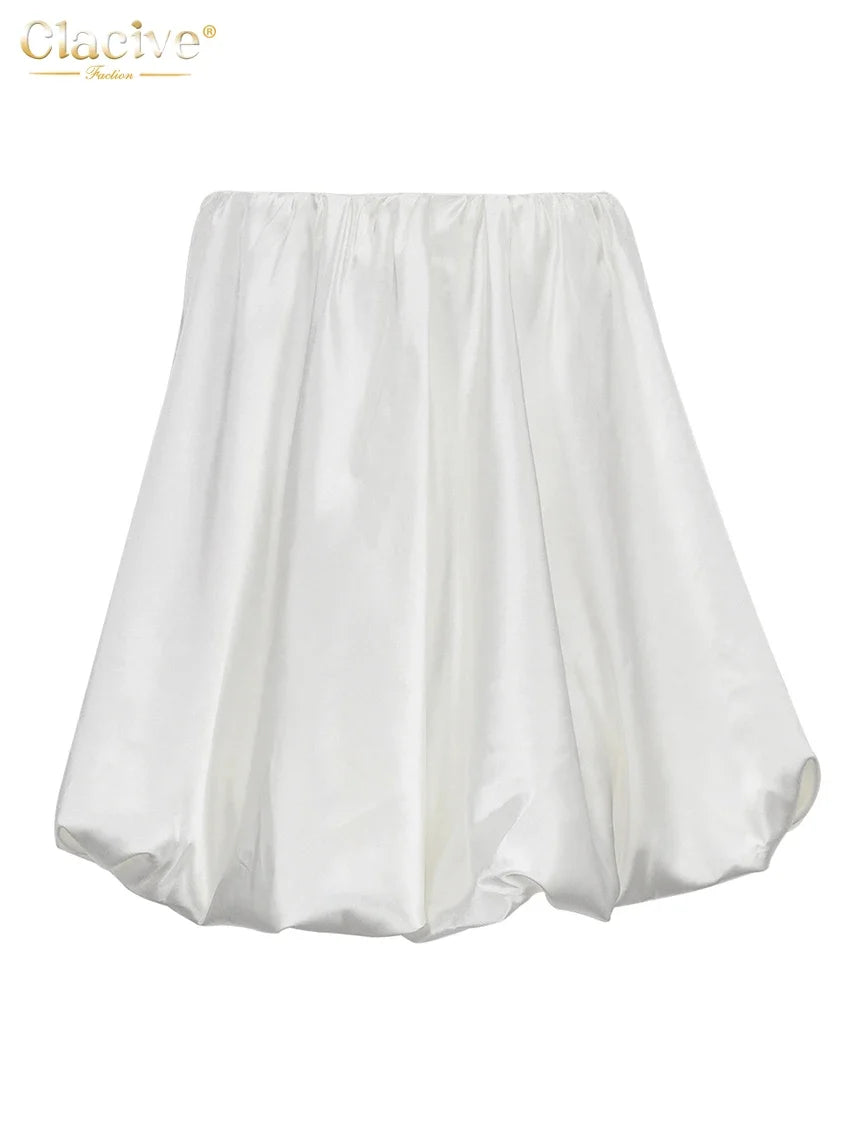 SATIN MINI SKIRT