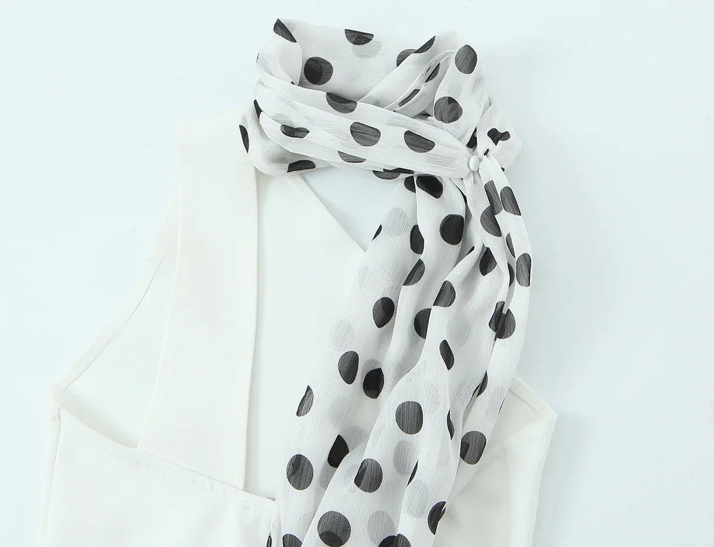 VERLAINE POLKA DOT MINI DRESS