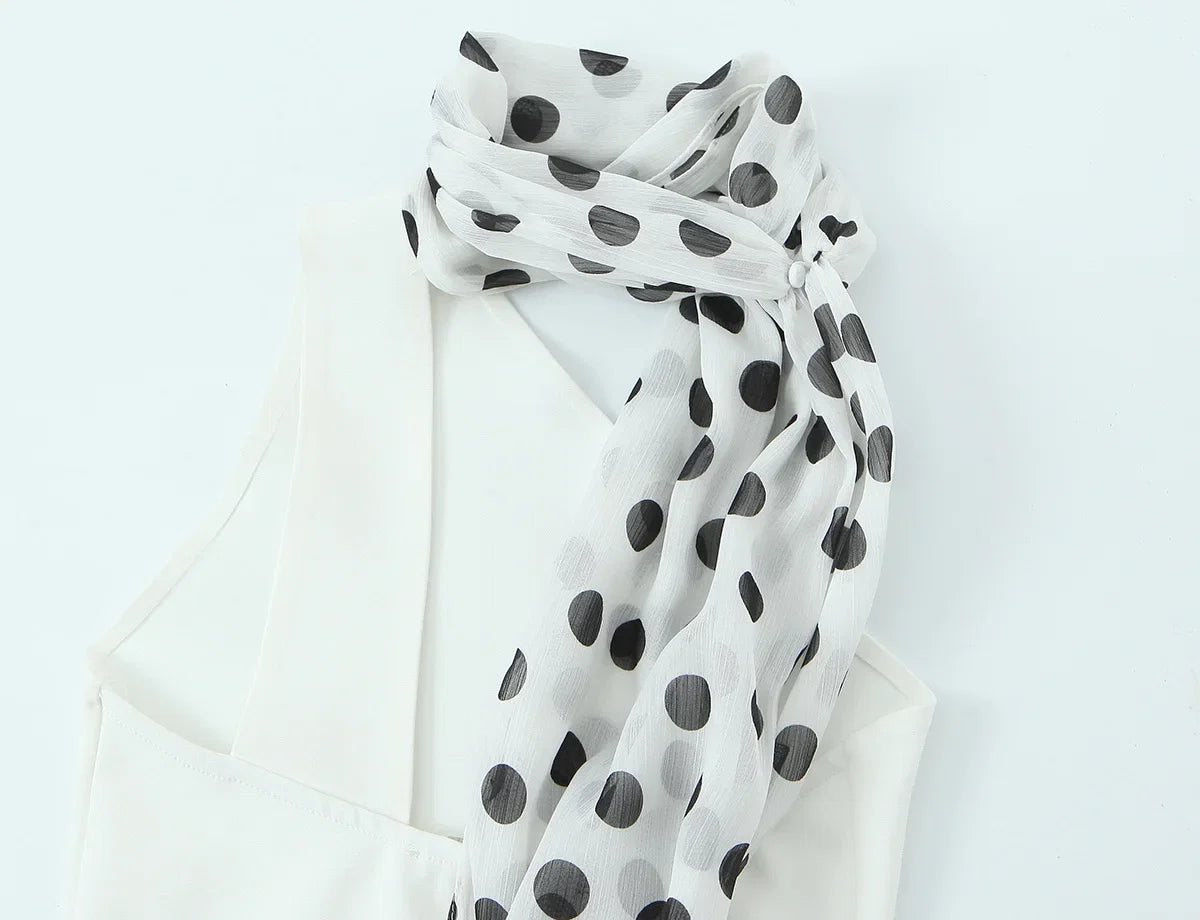 VERLAINE POLKA DOT MINI DRESS