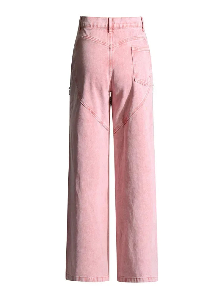 SINDI CUT OUT CRYSTAL JEANS