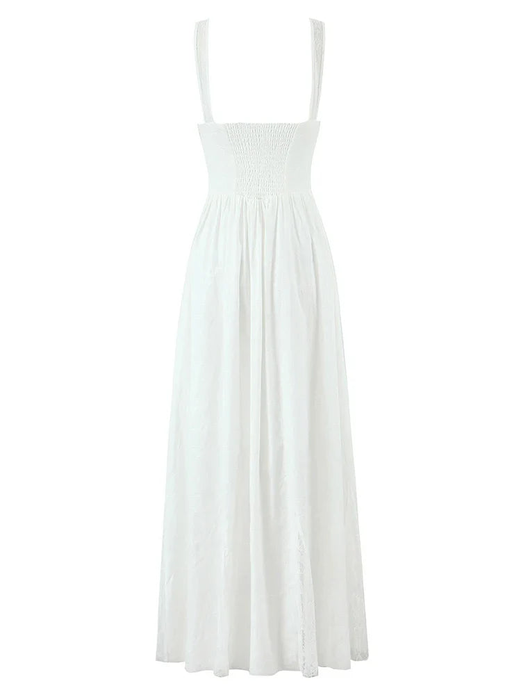 ARYA LACE MIDI DRESS