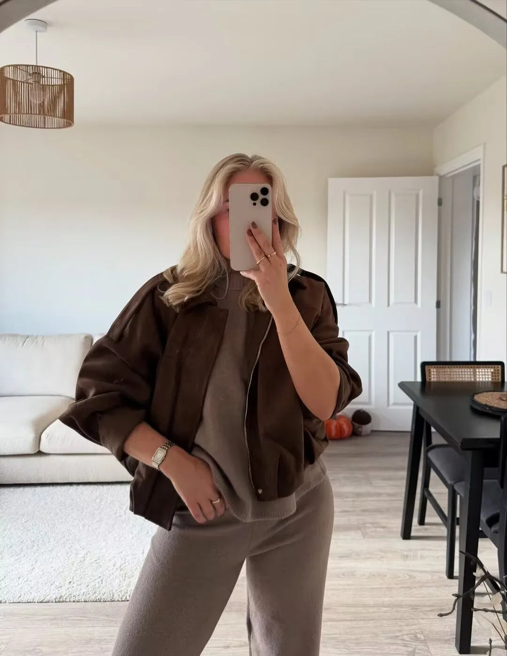 LILO SUEDE BOMBER JACKET