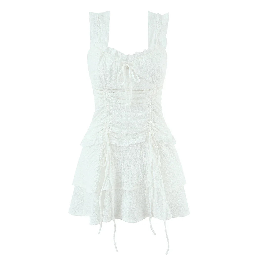 BRIGITTE RUCHED MINI DRESS