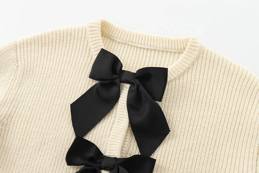 GIGI BOW CARDIGAN