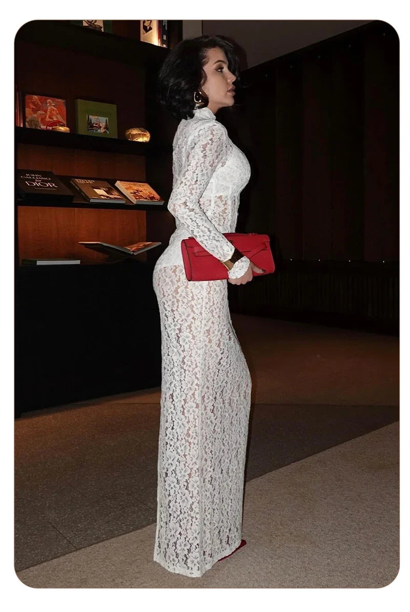 ENA LACE MAXI DRESS