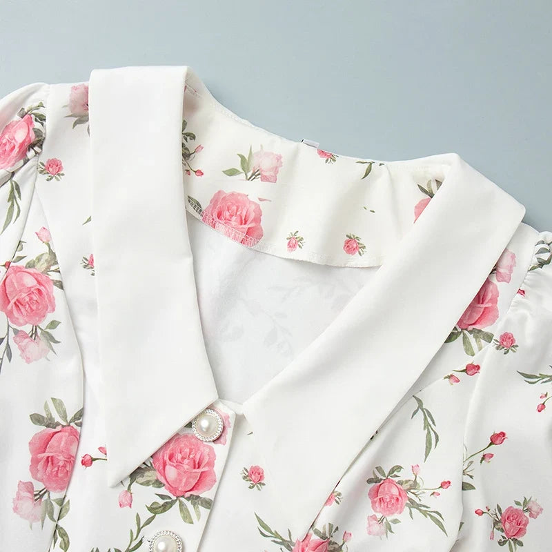 AYLIN FLORAL MINI DRESS
