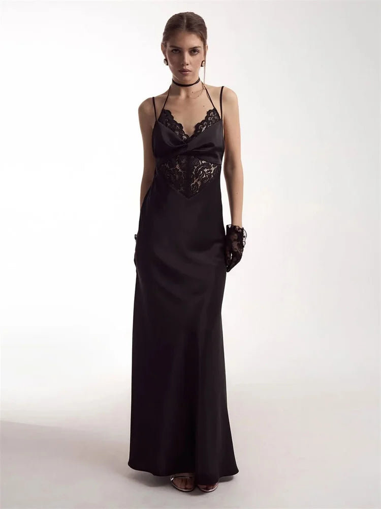 MILA SATIN MAXI DRESS