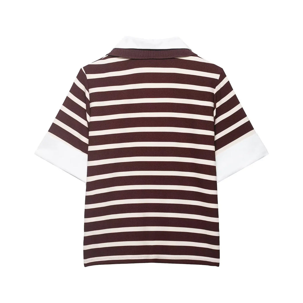 MEREDITH STRIPED T-SHIRT
